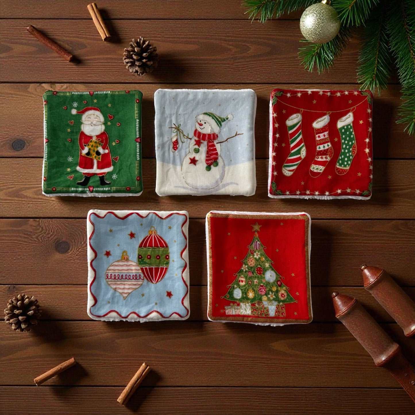 Lot 5 lingettes démaquillantes réutilisables