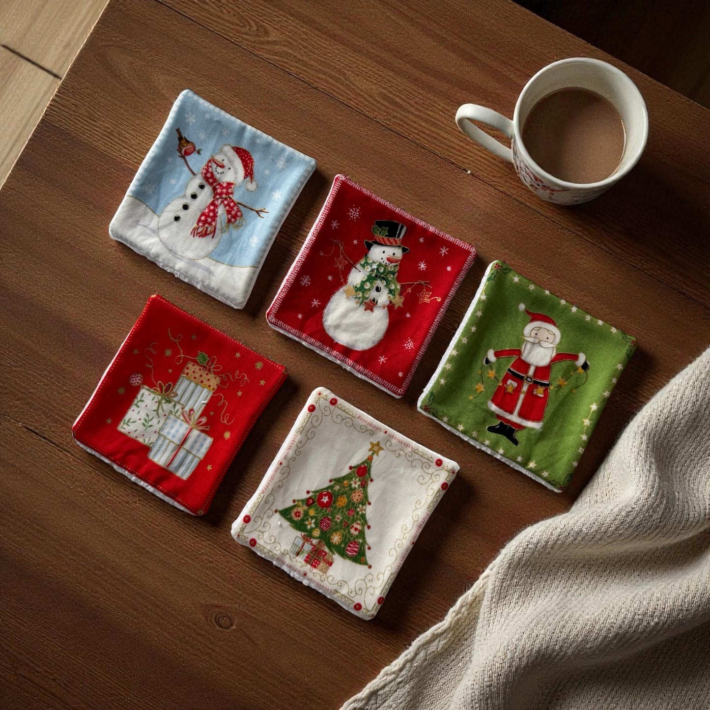 Lot 5 Lingettes démaquillantes réutilisables