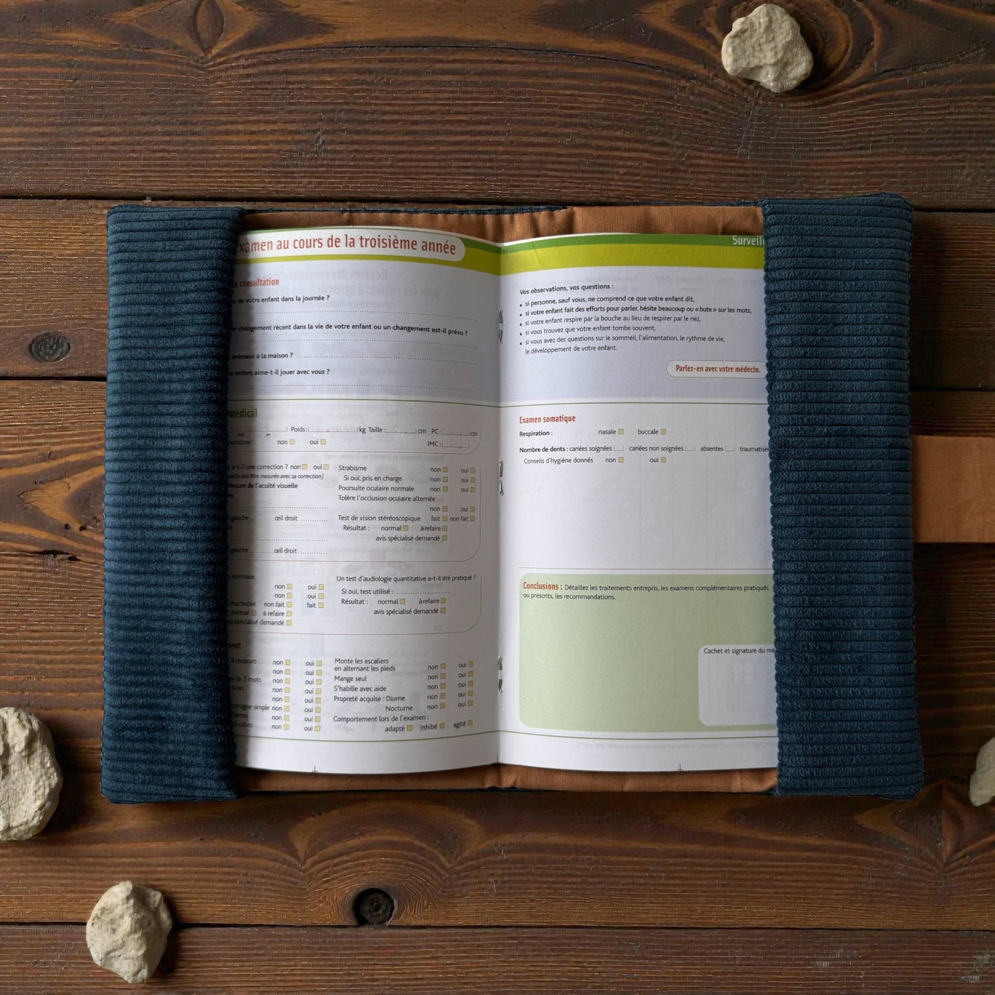 Pochette protection carnet de santé